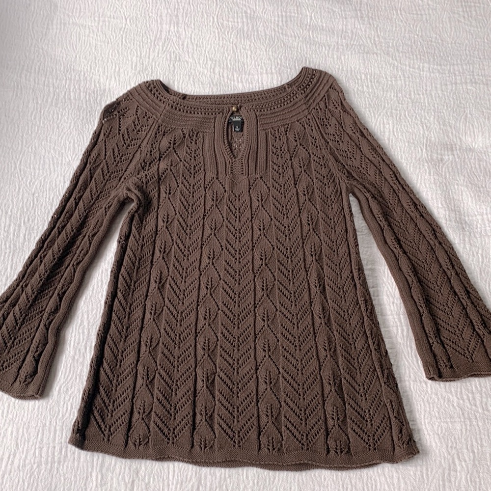 Talbots crochet top